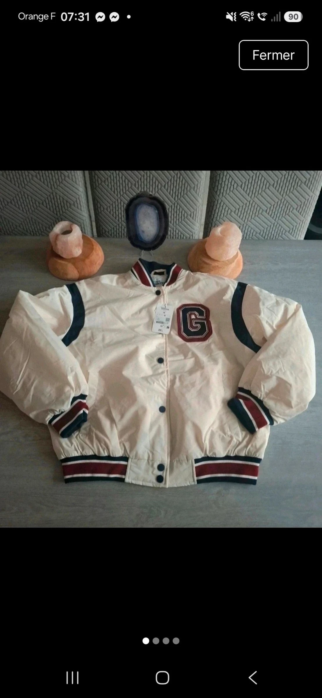 Bombers / Veste Teddy neuf Don't Call Me Jennyfer - Taille M